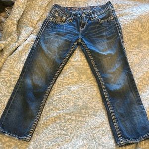 Rock Revival Capris. Size 26.. Barely Worn